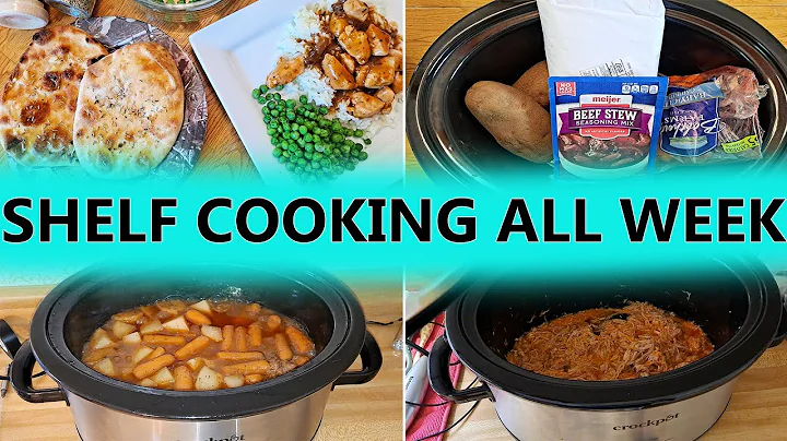 1 WEEK OF SHELF COOKING | WHAT'S FOR DINNER? | EAS...