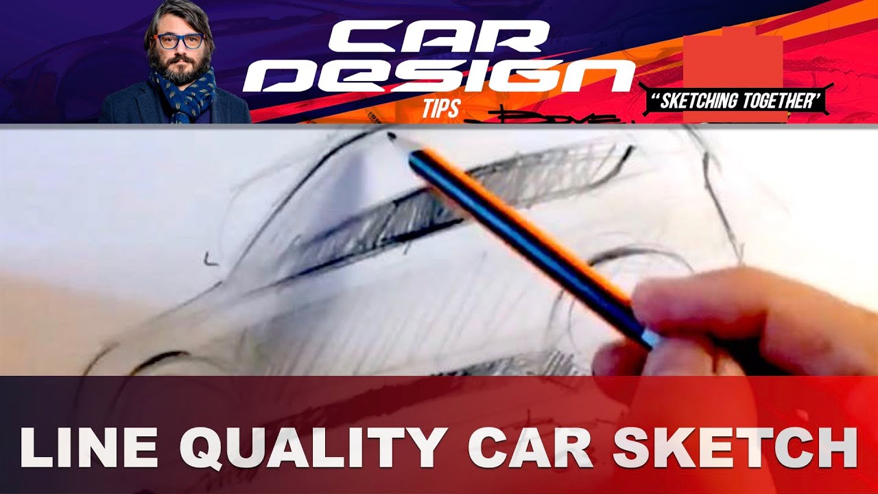 Car Sketch: Side View Cast Shadow tutorial Luciano Bove - YouTube