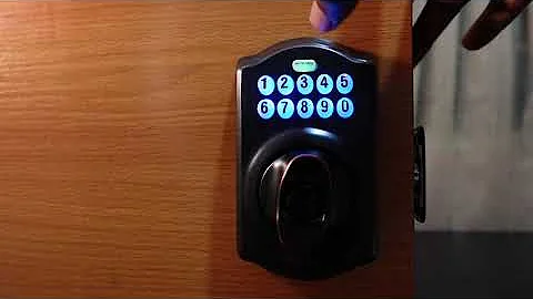 How to Change the 4 Digit Code on a Schlage Lock (BE365, FE595, FE575)