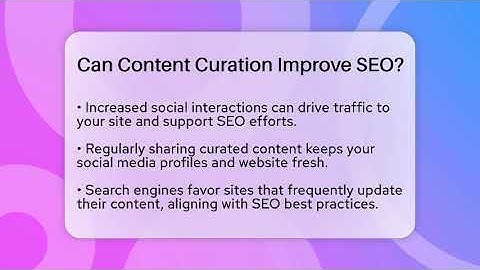 Can Content Curation Improve SEO? - Everyday-Networking