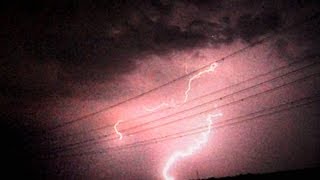 Blitz-Gewitter am 20.8.2012 [Footage: Thunder, Lightning, Donner, Unwetter]