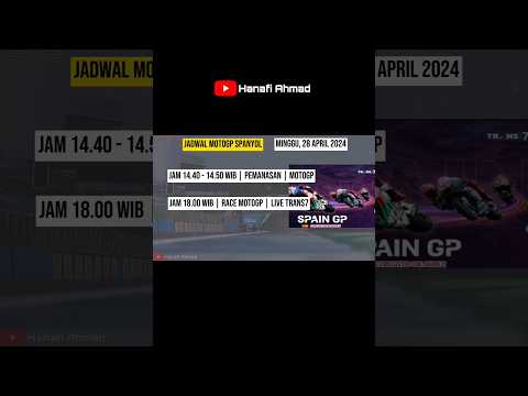 Jadwal MotoGP Spanyol 2024 Live Trans7 #shorts #spaingp #spanishgp #jadwalmotogp2024