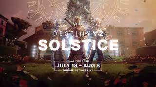 Destiny 2 Season of the Deep   Solstice Trailer