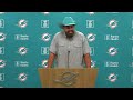 Zach Sieler meets with the media | Miami Dolphins