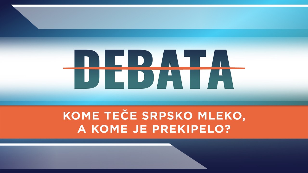 Insajder debata: Kome teče srpsko mleko, a kome je prekipelo?