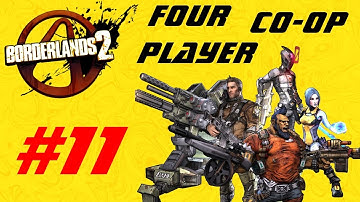 Borderlands 2 Four Player Co op Playthrough Episode 11 - THE FIREHAWK