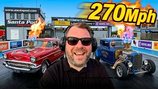 Dragstalgia 2026 at Santa Pod Raceway | A 270mph SUPERSONIC Jet Dragster | Vintage Cars and More!
