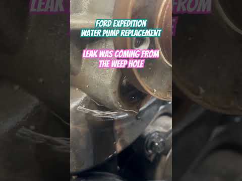 Ford Expedition Water Pump Replacement #mobilemechanic #ford #autorepair #diy #houston #automobile
