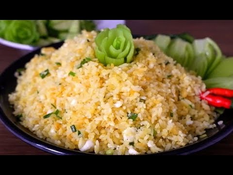 CÁCH LÀM CƠM RANG TRỨNG đơn giản thơm ngon - YouTube