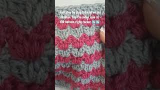 Cluster V Stitch 😉 A variation of a classic and versatile stitch