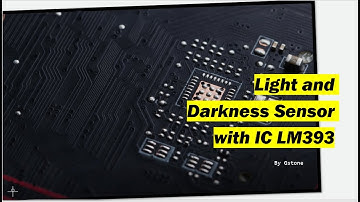 Electronic: DIY project Light and darkness sensor with LM393