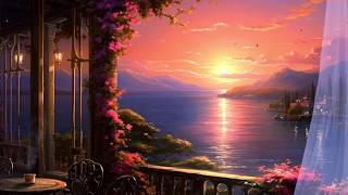 Tramonto Pace | 8 Hours Wave Sound | Sunset Ambience & White Noise For Sleeping