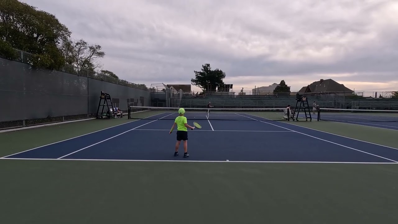 decent baseline rallies with a 7 year old