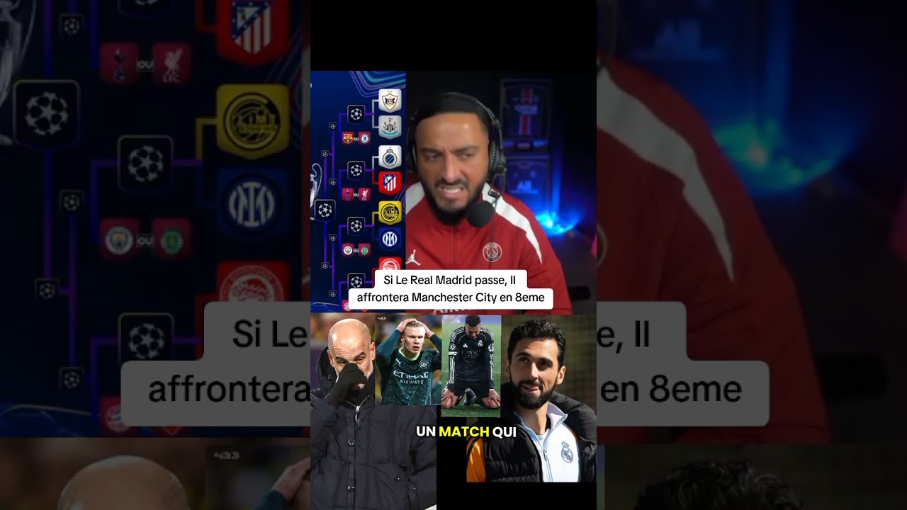 Real Madrid vs Manchester City En 8eme, Si le Real Passe