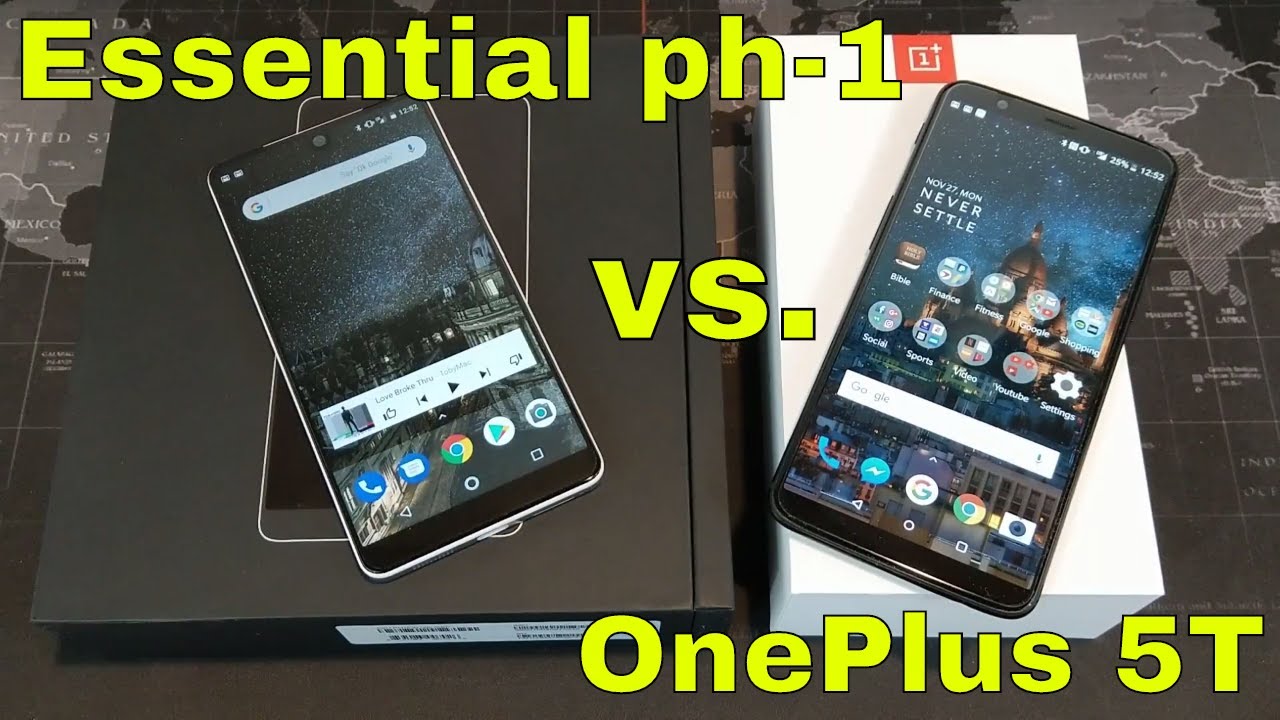 Essential ph 1 vs oneplus 5t Essential ph 1 vs oneplus 5t