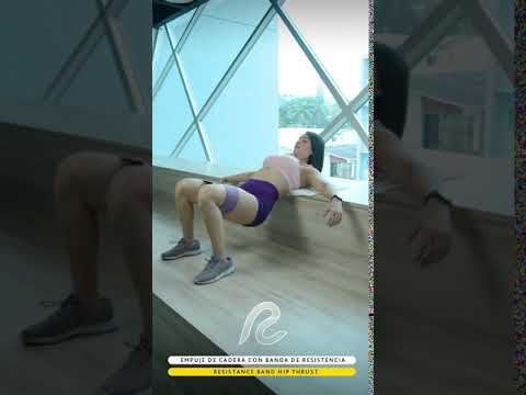 Empuje Hip MáquinaBandas de Resistencia 80kg Tonificador como bootysprout