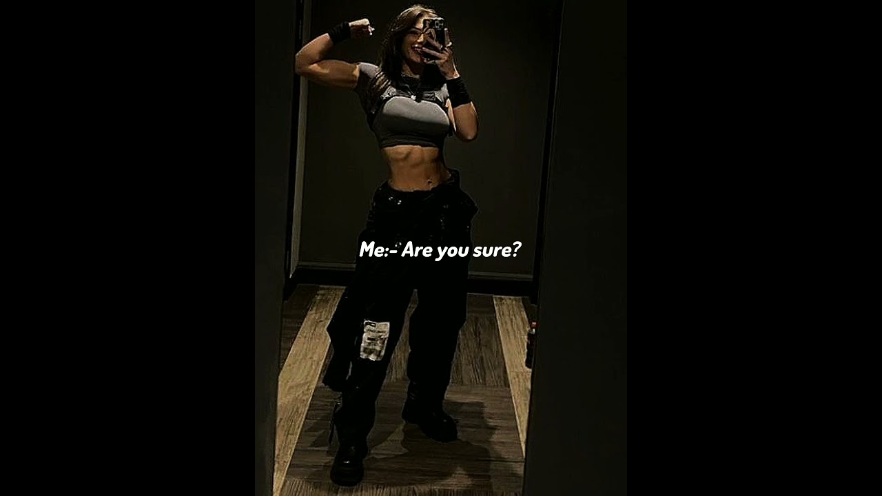 Girls in muscular body 