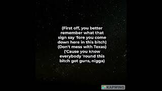 BIGXTHAPLUG - TEXAS LYRICS
