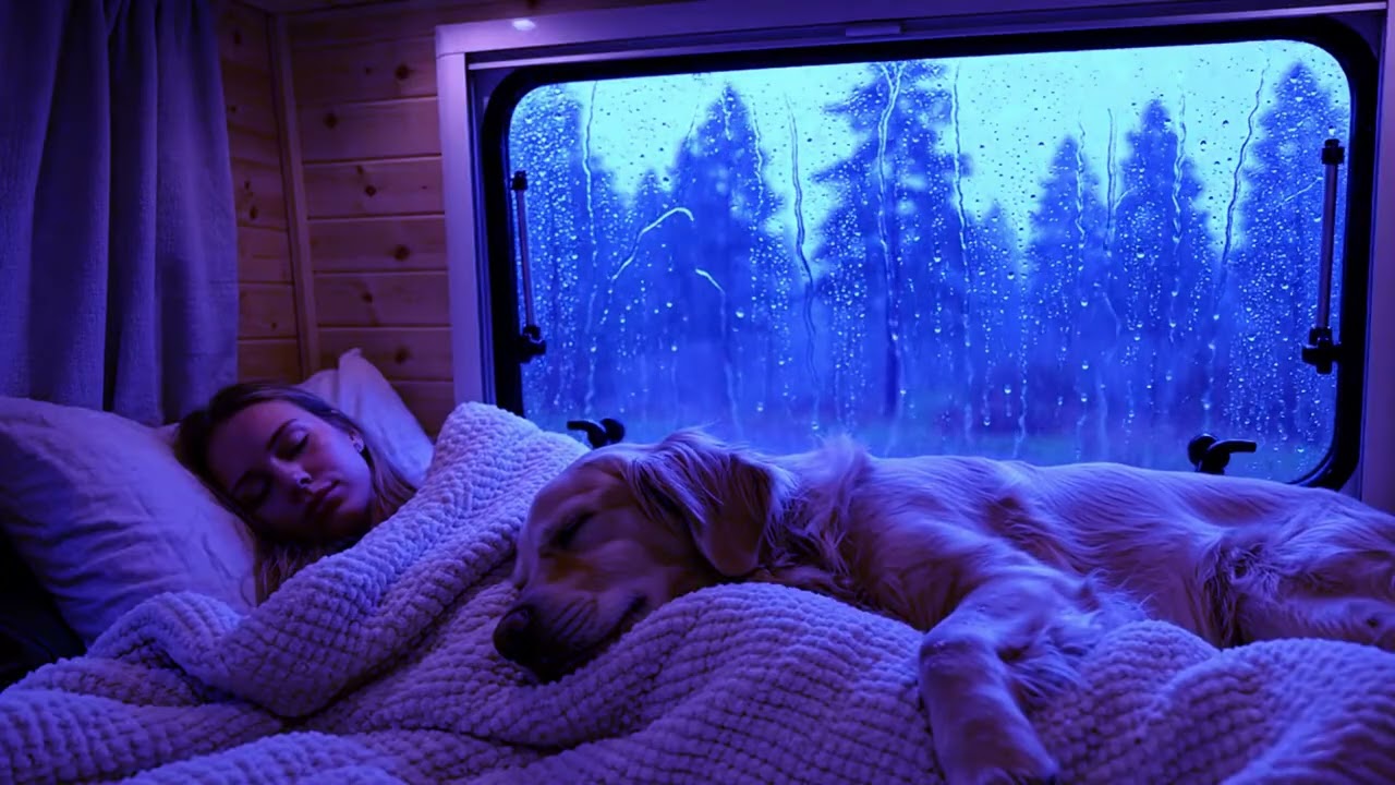 Deep Sleep Support with Rain and Thunder Sounds for Full Body Relaxation