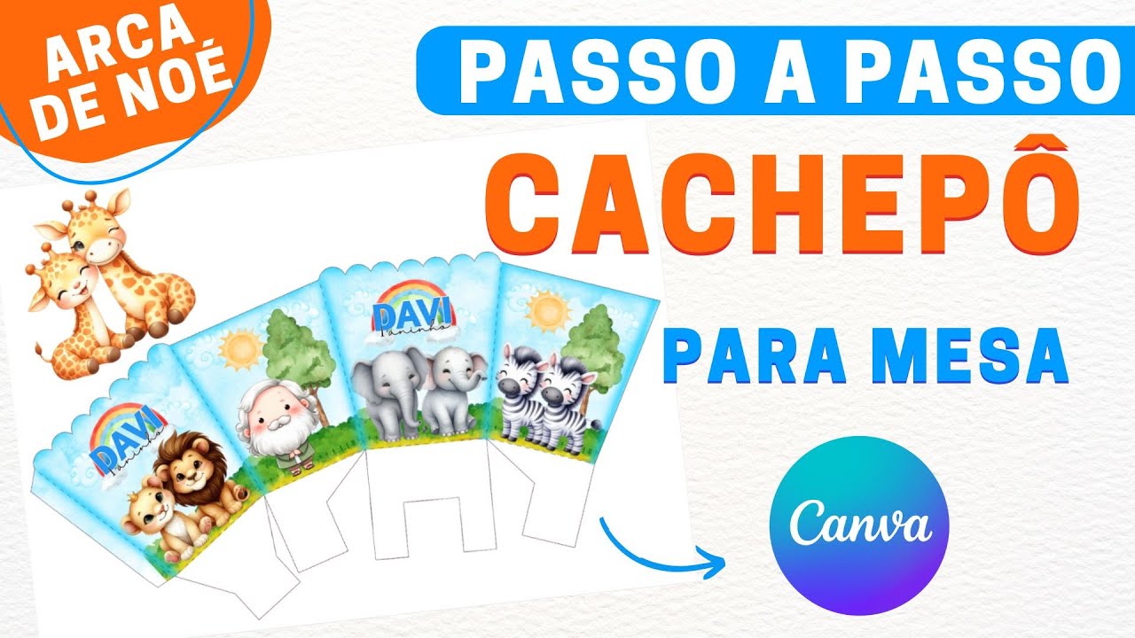 Como Fazer Cachepo Para Centro de Mesa Arca de Noé