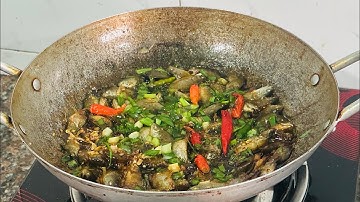 Chiều mưa Bắt được mẻ cá rô con kho quẹt nước màu ăn cơm quá đã 