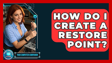 How Do I Create A Restore Point? - Your Computer Companion
