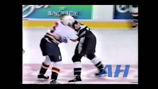 NHL Sep. 27, 1994 Paul Laus,FLA v Chris Gratton,TB Florida Panthers Tampa Bay Lightning