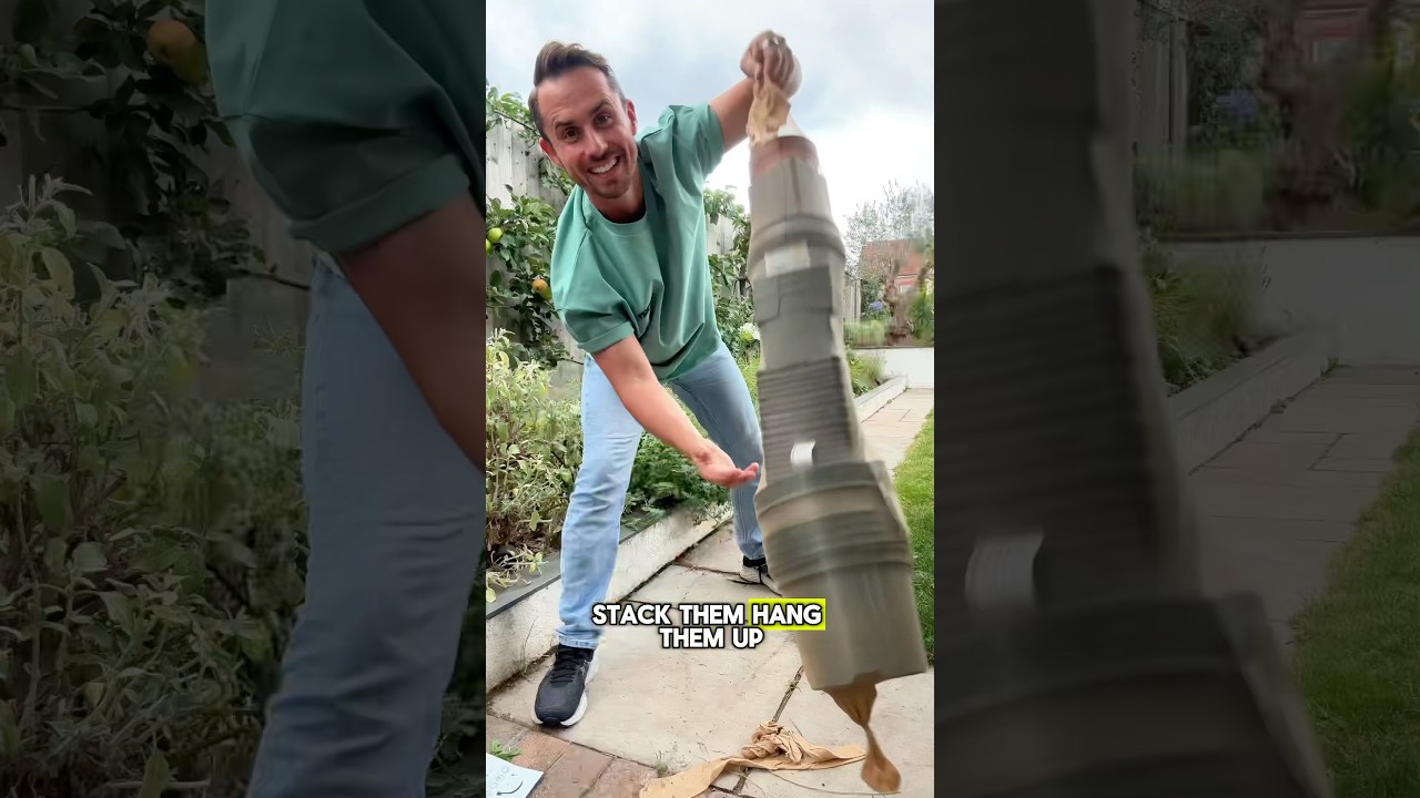 Tidy your garden with tights 