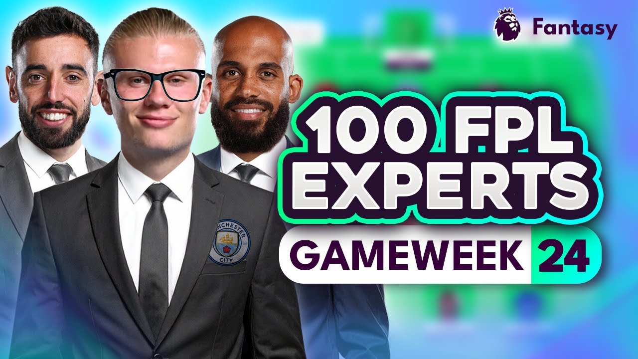 FPL GW24 EXPERT Transfer Trends & Best Captain! 🧠 100 Experts Reveal Gameweek 24 Team Plans