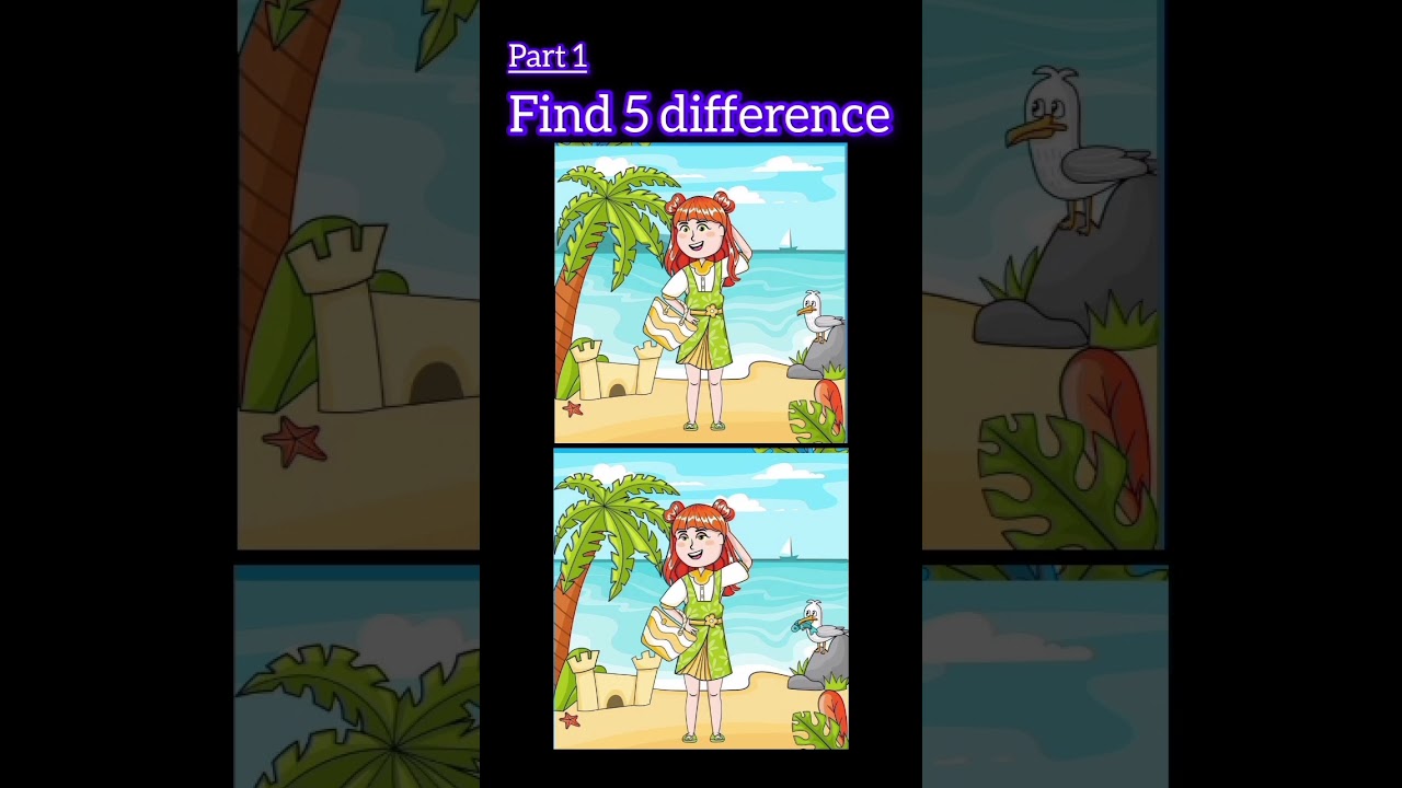 🕵️Only a Genius Can Find All the Differences! Test Your Eyes!