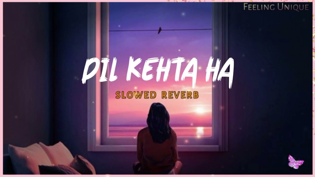 Dil Kehta Hai Slowed Reverb   Feeling Unique  Female Version  Akele Hum Akele Tum  New Hindi Lofi