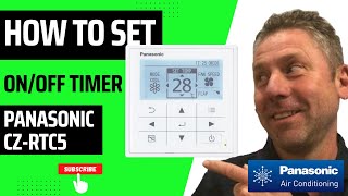 Panasonic CZ-RTC5: How to Set Simple ON/OFF Timer ⏱ | Easy Step-by-Step Guide