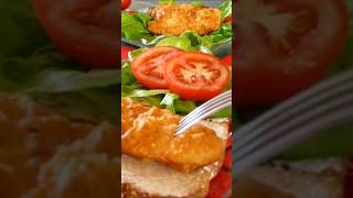 SPICY FRIED CHICKEN SANDWICH 😋 So TASTY 😍 #food #cooking #homemade #protein #recipe #tutorial