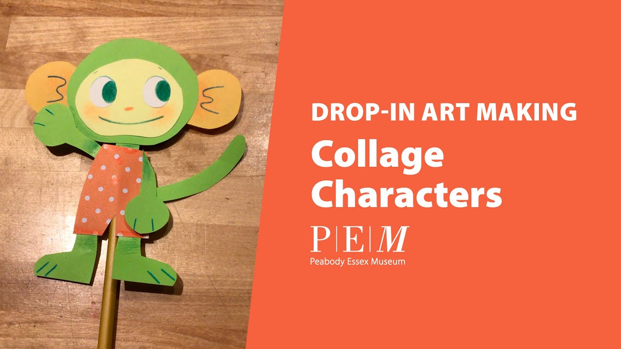 Make your own Collage Characters 5step tutorial YouTube