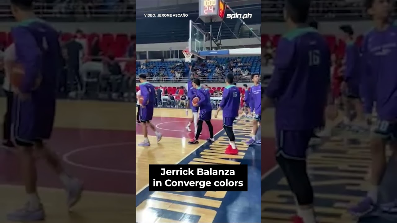 Jerrick Balanza in Converge colors 👀 