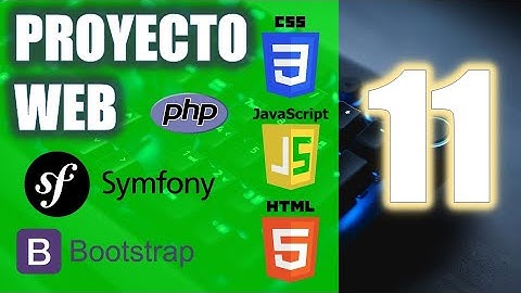 Blog avanzado 11. Creación y muestra de formulario en Symfony, métodos setters de la entidad User.