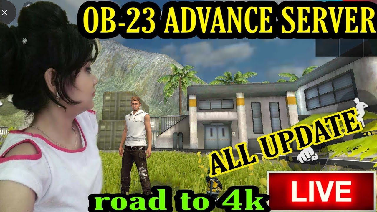 OB 23 ADVANCE SERVER LIVE GAMEPLAY || FREE FIRE
