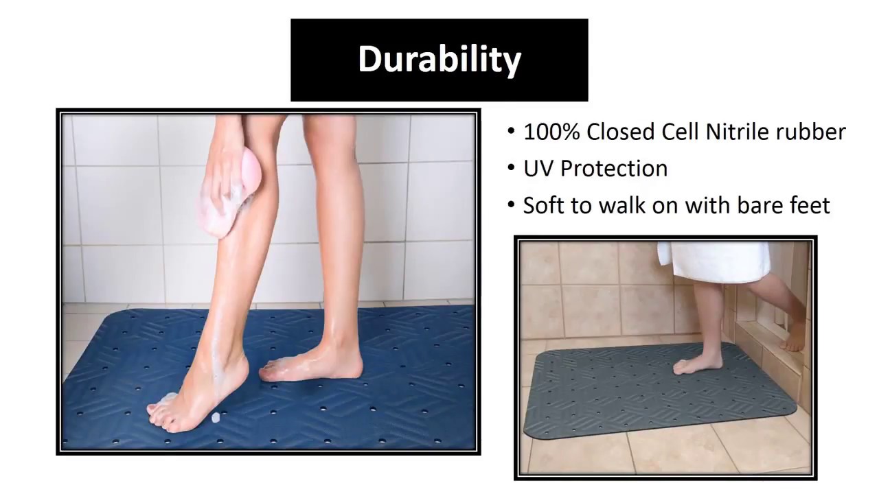 Wet Step Anti-Fatigue Shower Mat - UnoClean