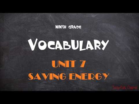 Học tốt tiếng Anh lớp 9 - Unit 7 Saving energy
