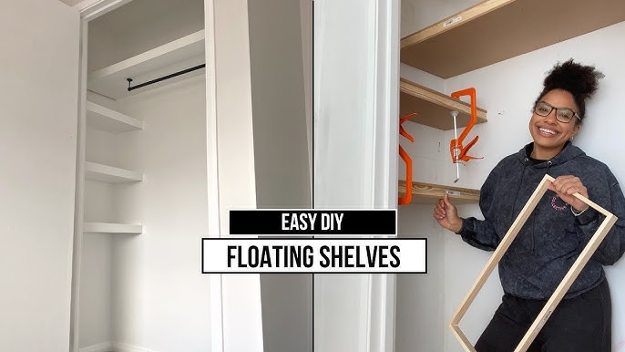 16 easy tutorials on building beautiful floating shelves and wall shelves!  Check out all the gorgeous bracket…