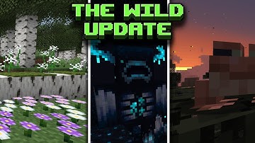 MINECRAFT 1.19 THE WILD UPDATE BETA - The Warden, Ancient City, Swamp Frogs! MINECRAFT LIVE 2021 MOD