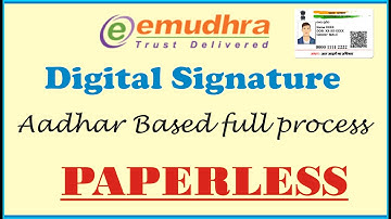 eMudhra Aadhar Based DSC Process | Paperless Digital Signature | Offline eKYC | eMudhra dsc process