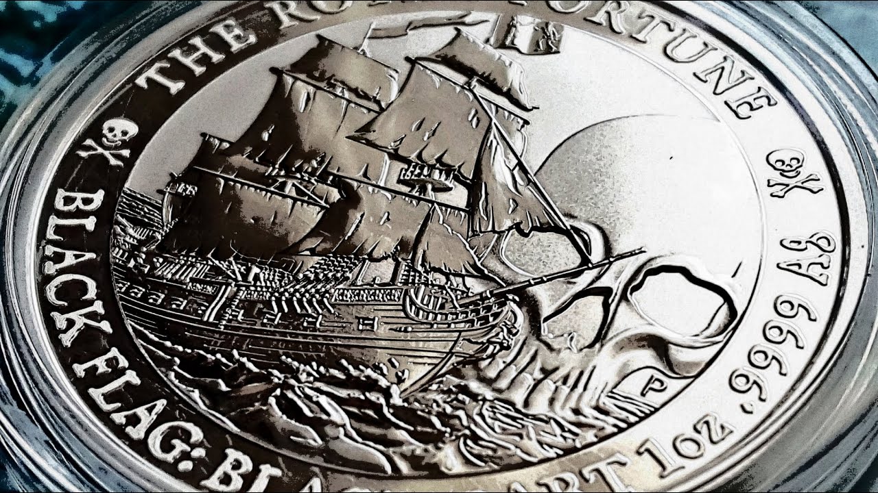 2020 Black Flag Series, The Royal Fortune 1oz Silver BU Coin