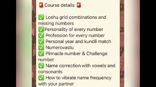 Learn numerology online. Certificate professional course. New batch starting 10th Jan 2022.