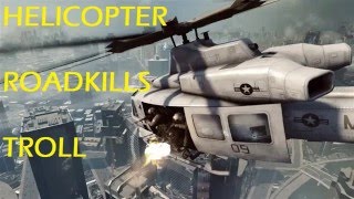 Transporter Helicopter Roadkill Montage | Battlefield 4