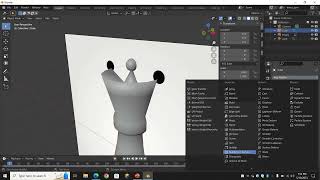 Making the queen chess piece in Blender 2.9