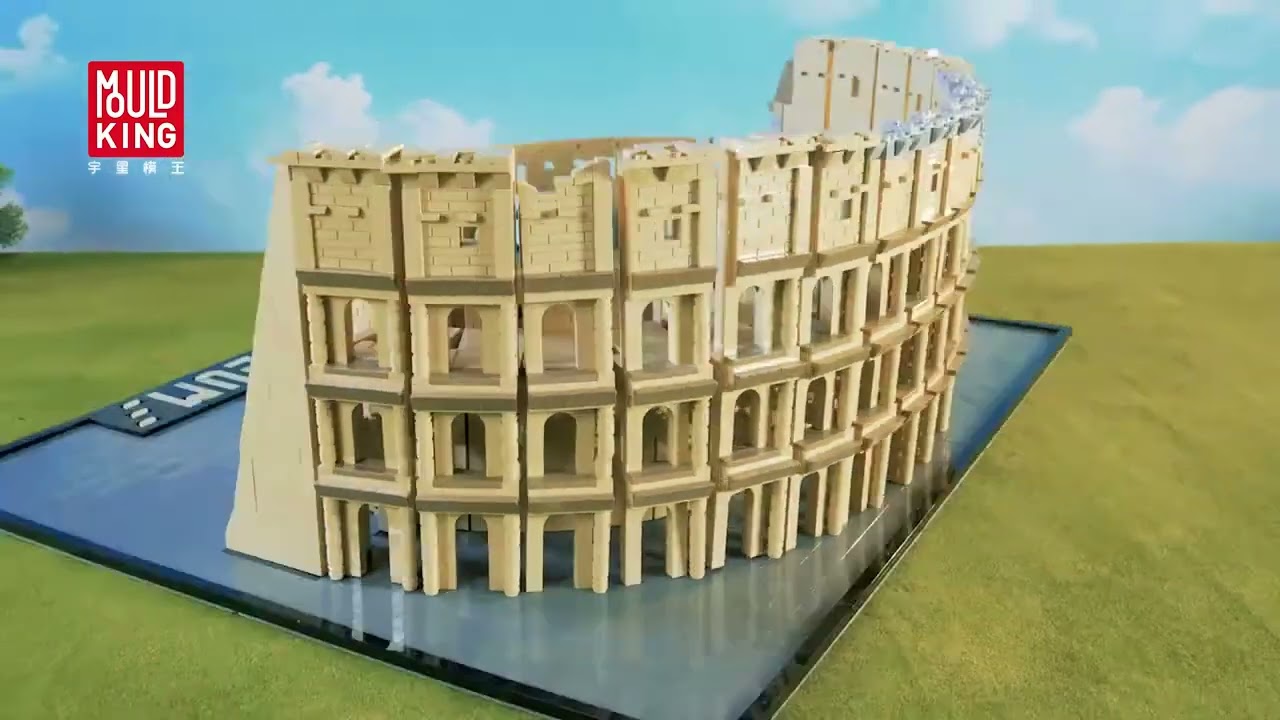 羅馬競技場 —— 宏偉歷史建築The Colosseum - Monumental Architectural Technic Flagship (Mould King 22002)