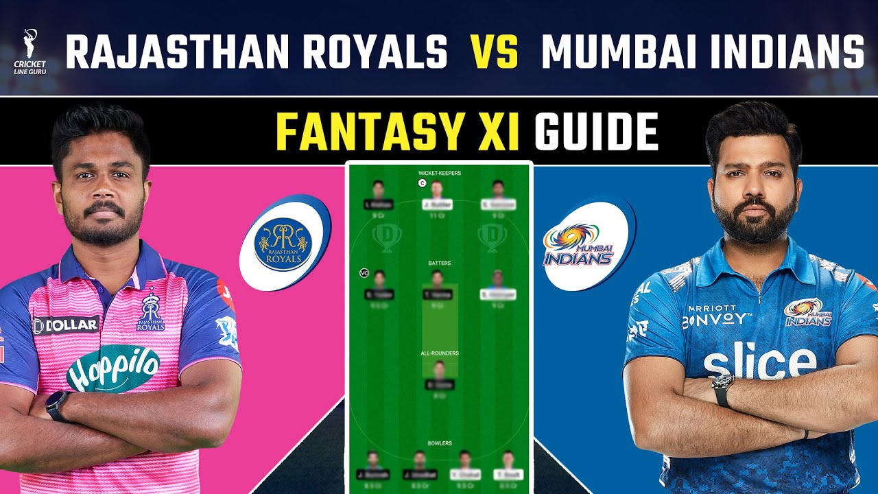 44 Match RR vs MI Dream 11 Team prediction | Rajasthan Royals vs Mumbai Indians Fantasy Team