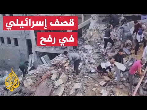 شهداء ومصابون في غارة إسرائيلية على منزل وسط سوق مدينة رفح