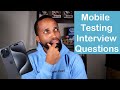 QA Interview Question-Mobile Testing